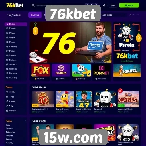 Jogadores elogiam interface amigável do site 76kbet